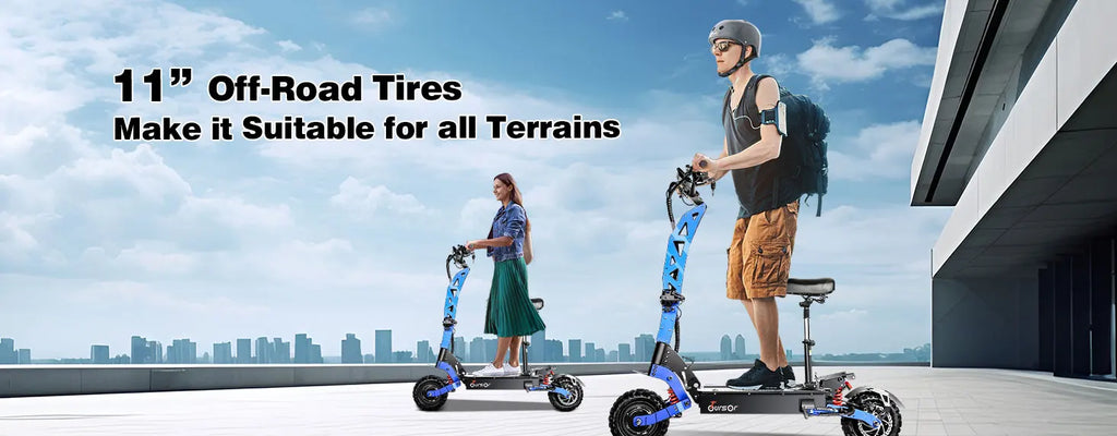 E8P 6000W Dual Motor 60V 40AH Electric Scooter 11 inch Off-Road Tyres with Seat Max Speed 85-90km/hLCD Display Foldable Escooter