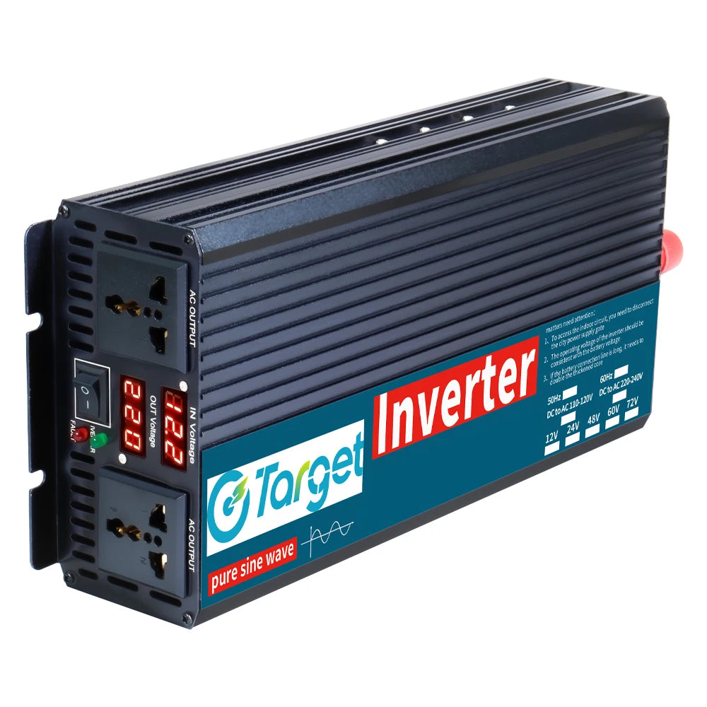 10000W 15000W 20000W Pure Sine Wave Inverter DC 12V To AC 220V 60Hz Power Car Inverter Converter Multiple plug options 10KW-30KW