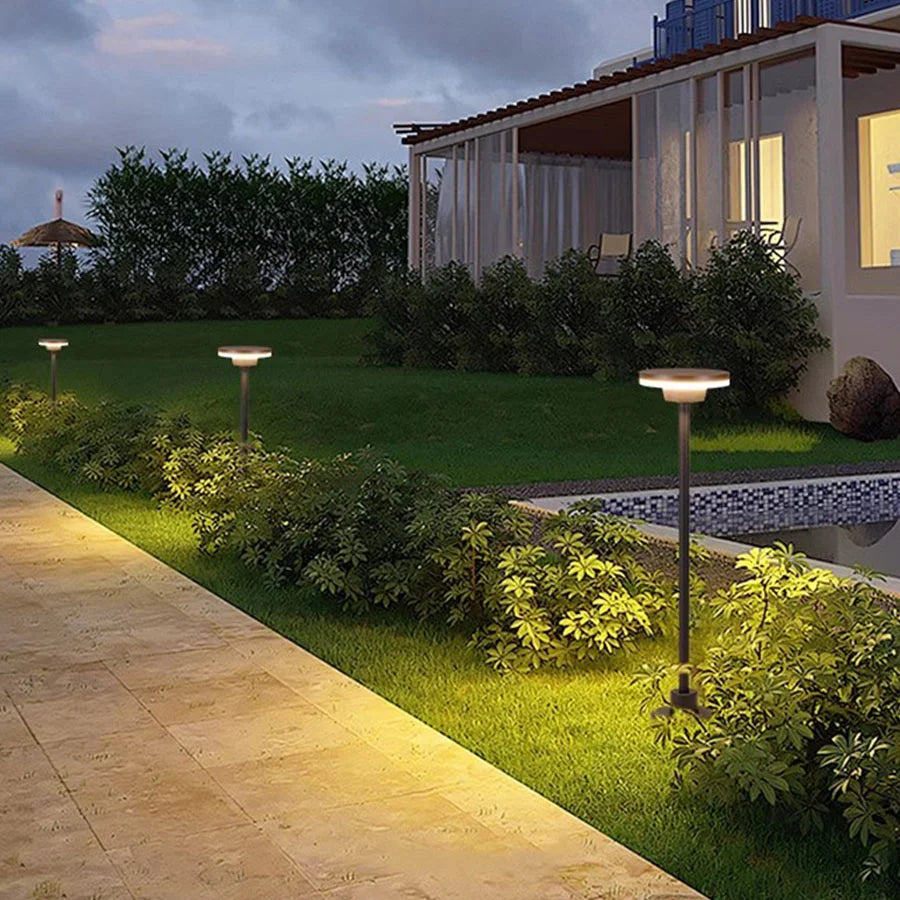 60/80CM Outdoor Pathway Bollard Lighting Waterproof Courtyard Garden Lawn Lamps LED Villa Landscape Fence Path Post Light
