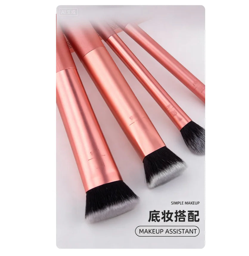 Single facial brightening, contouring and contouring brush beauty tool