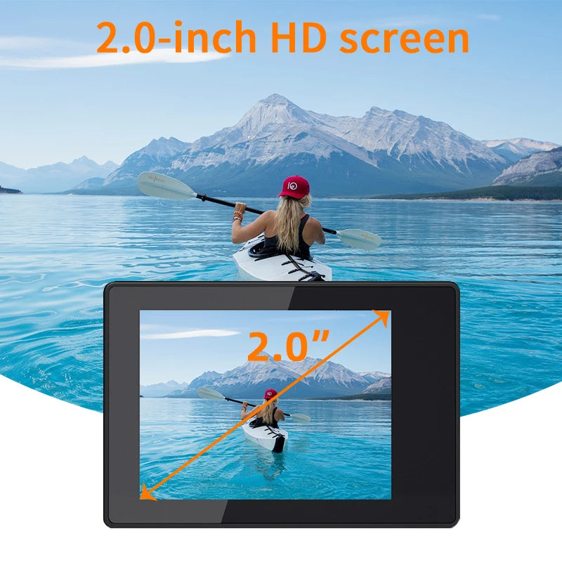 4K WiFi Action Camera Mini Waterproof DV Camcorder Outdoor 1080 Sport Bicycle Helmet Video Recording Cam with Remote Control
