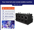 LED Dual Hole Fog Bubble Machine Stage Wedding Bar Large Bubble Blower Prop
