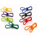 10pcs Multi-Purpose Colorful Clothespins Rust-Resistant PVC Coated Steel for Laundry Photo Organizing Kitchen