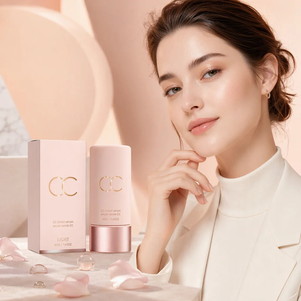 CC Cream Foundation Waterproof Concealer Moisturizing Lasting Brighten Even Skin Tone Korea Original Makeup Lightweight CC Cream