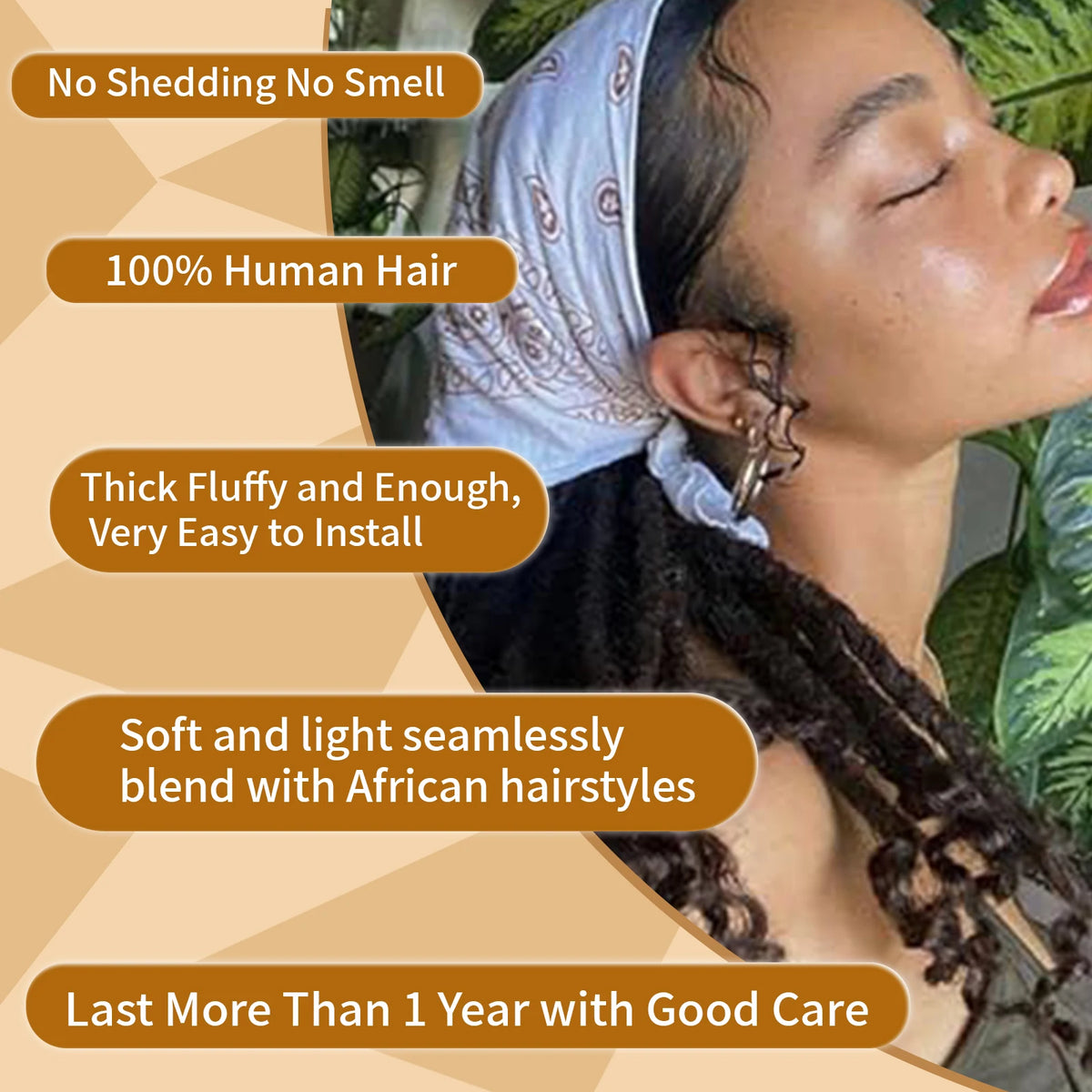20 Strs/Pack 6-30inch 27# 0.6cm Thickness 20strands Per Pack Boho Dreadlocks Curly End Lisa Locs Extensions for Goddess