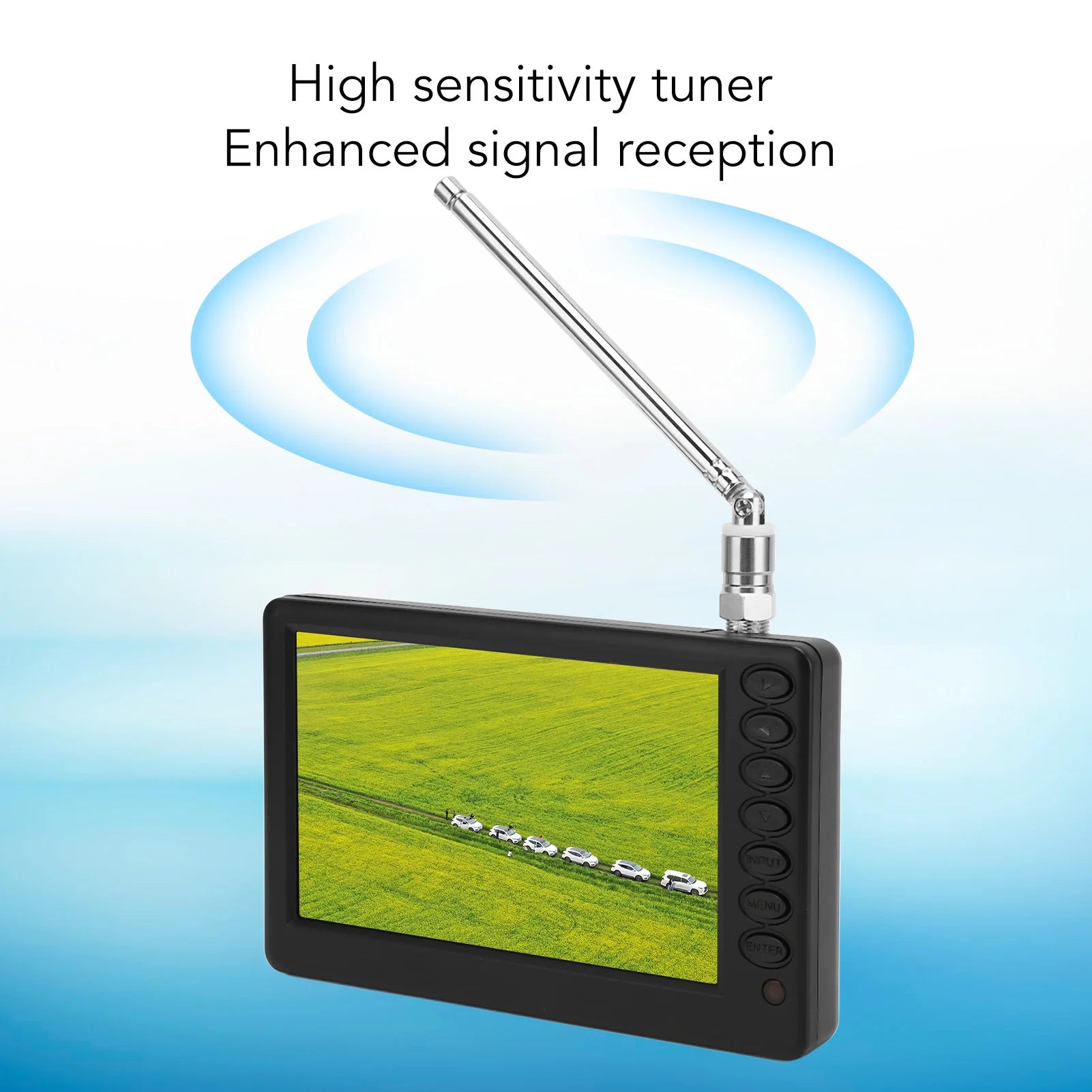 5 Inch Portable TV 5 Inch Portable TV ISDB T Compliant Rechargeable 1080P Mini Digital Television  Digital TV Portable TV
