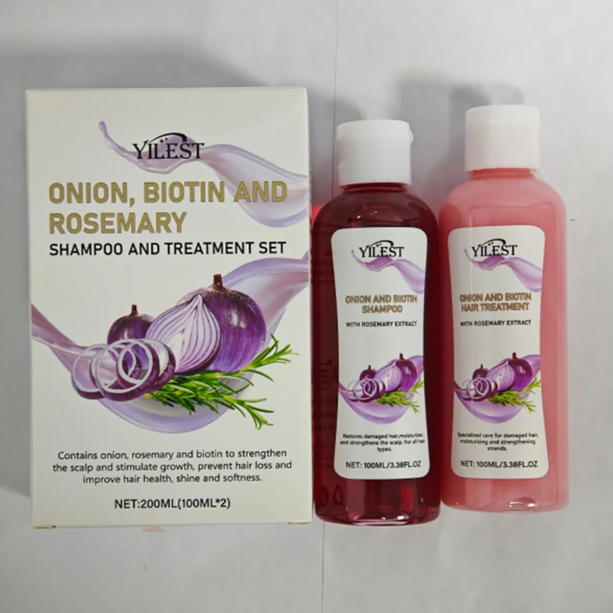 200ML Hair Shampoo Fast Hair Growth Rosemary Onion Hair Regrowth Shampoo Nourishing Anti Hair Loss Effective Hair Growth Product