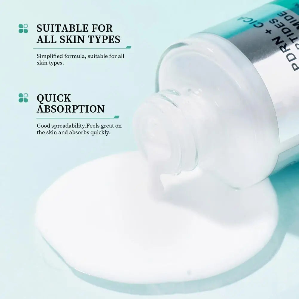 PDRN Skin Care Set Peptide Collagen Ampoule Essence Firming Deep Moisturizing Anti-Aging Serum SPF50 PA++++ Glow Sunscreen