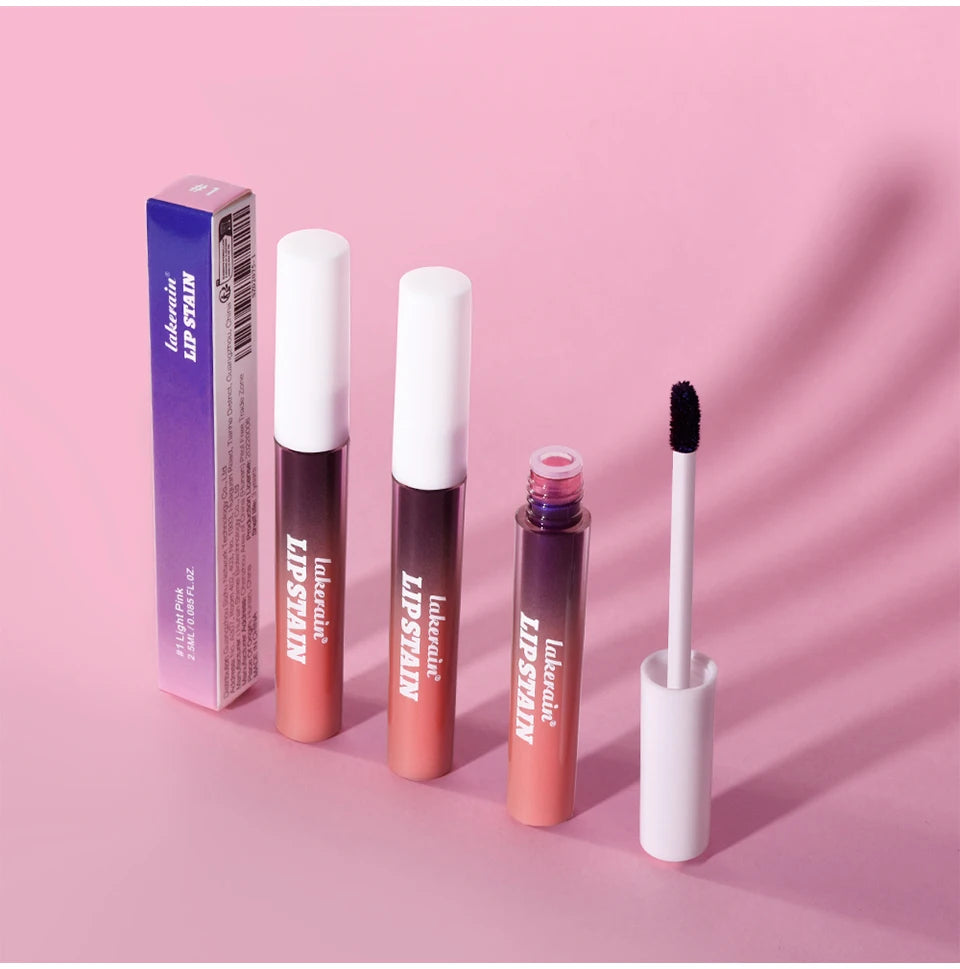 Blading Lip Gloss Peel and Stick Set Long-lasting Waterproof Pink Lip Gloss Transfer Resistant Natural Lip Cosmetics 3 Colors
