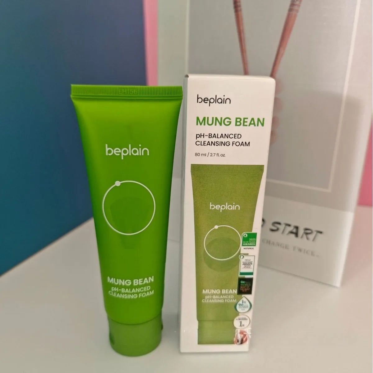Beplain Mung Bean Facial Cleanser Apply Mud Mask Cleansing Oil Deep Cleansing Essence