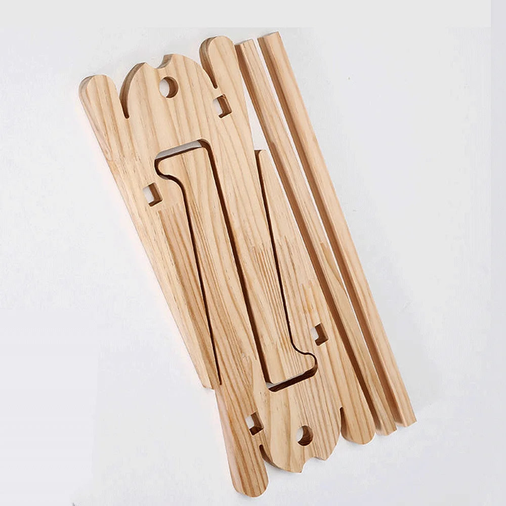 Solid Wood Laptop Stand Removable Vertical Bracket Cooling Base Cooling Heat Dissipation Laptop Holder Support Base PC LapTop