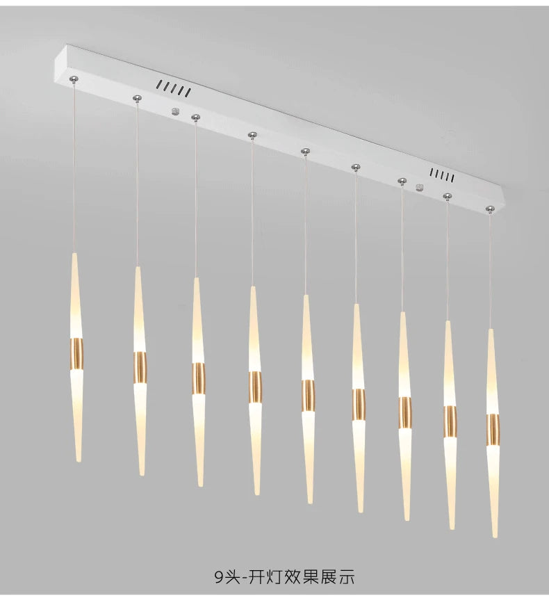 Led Pendant Lamps for Stairs Attic Living Room Bedroom Kitchen Staircase Ceiling Lighting Indoor Home Decoration Long Chandelier