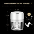 Electric Mini Garlic Chopper 100/250ML USB Vegetable Onion Chopper baby food processor Portable Small Food Processor