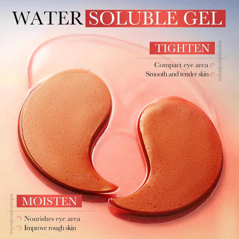 80pcs BIOAQUA Snail Crystal Collagen Eye Mask Anti Dark Circles Eyes Bags Anti-Wrinkles Moisturizing Anti-Aging Eye Patches