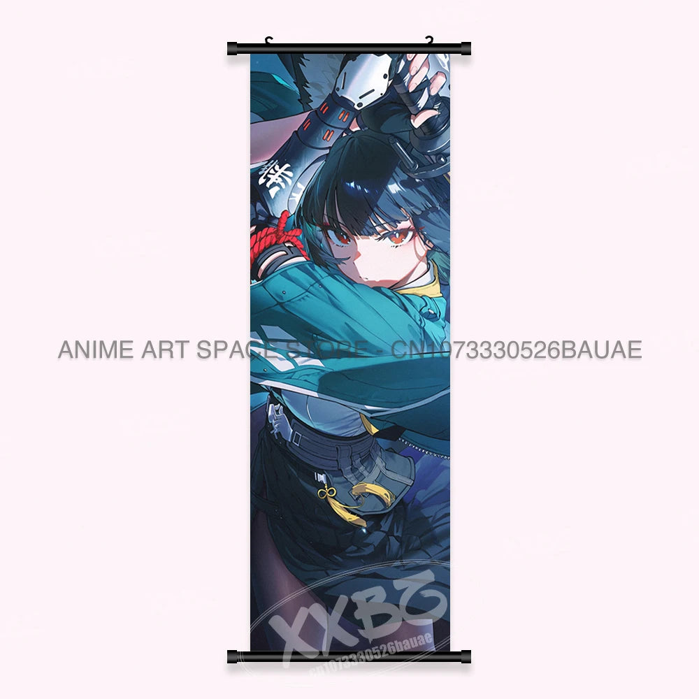 Game Home Decoration Scrolls Pictures Anime Wall Art Canvas Hanging Painting Bedside Background Posters For Zenless Zone Zero