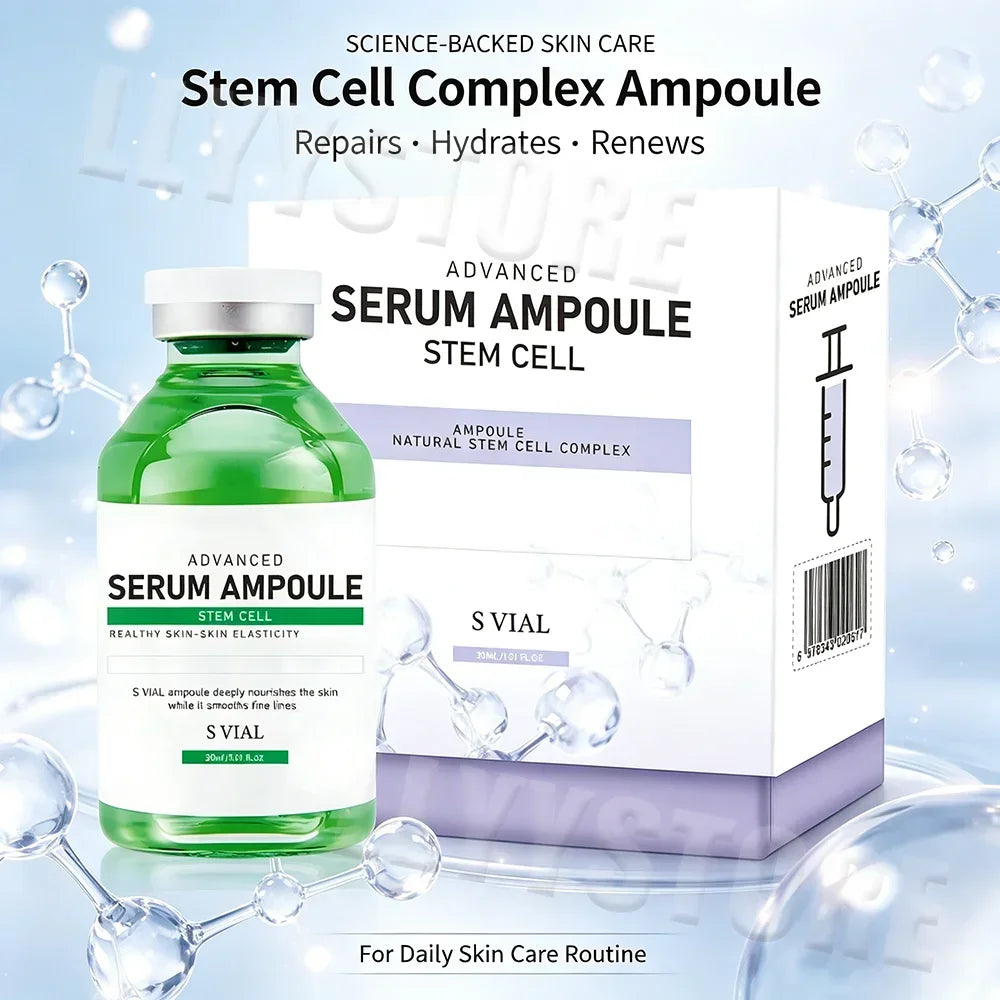 Lyp099 Advanced Serum Ampoule Stem Cell Complex Skin Repair Hydration Glow Smooth Fine Lines Gift Set for Women