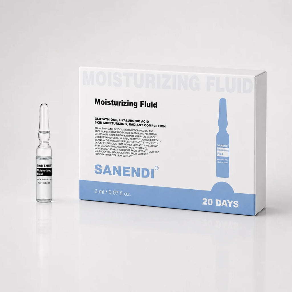 Sanendi Deep Hyadration Fluid Solution Glutathione Hyaluonic Acid Serum GSH Daily Face Care Miosturizing Korean Skin Care
