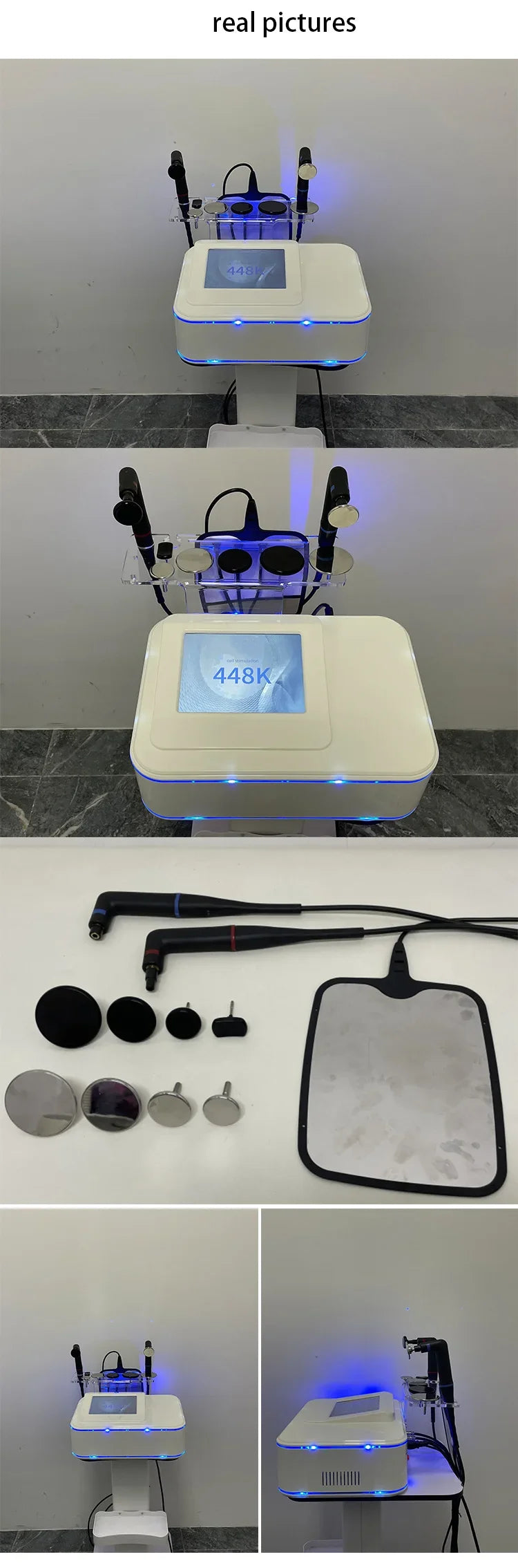 448khz Indiba RET CET Tecar Therapy Radiofrequency Physiotherapy Ablation Weight Loss Capacitive Electric Transfer RF Machine