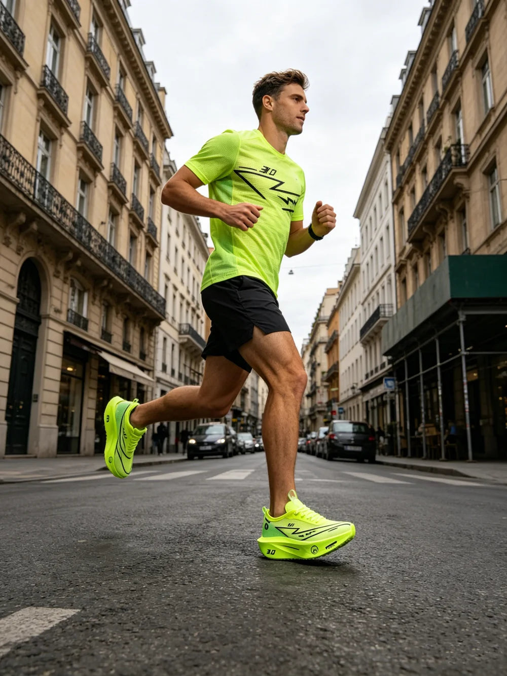 Men Running Shoes Carbon Board Marathon Sports Speciality Breathable Lightweight Women's Comfortable Athletic Nonskid Sneakers