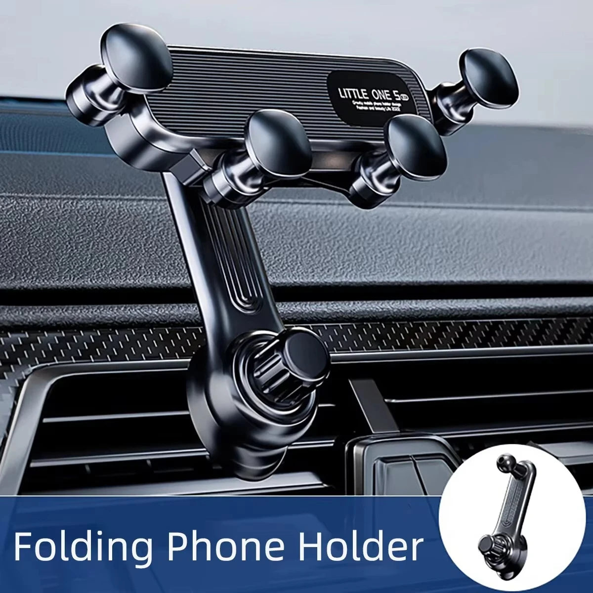 Gravity Car Phone Holder Car Air Vent Phone Mount Universal Shockproof Holder Mount  Clip