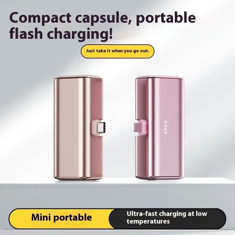 Lenovo 22.5W 500000mAh Fast Charging Mini Portable Charger USB-C Power Bank Suitable For IPhone 16/15 Series And Android Devices