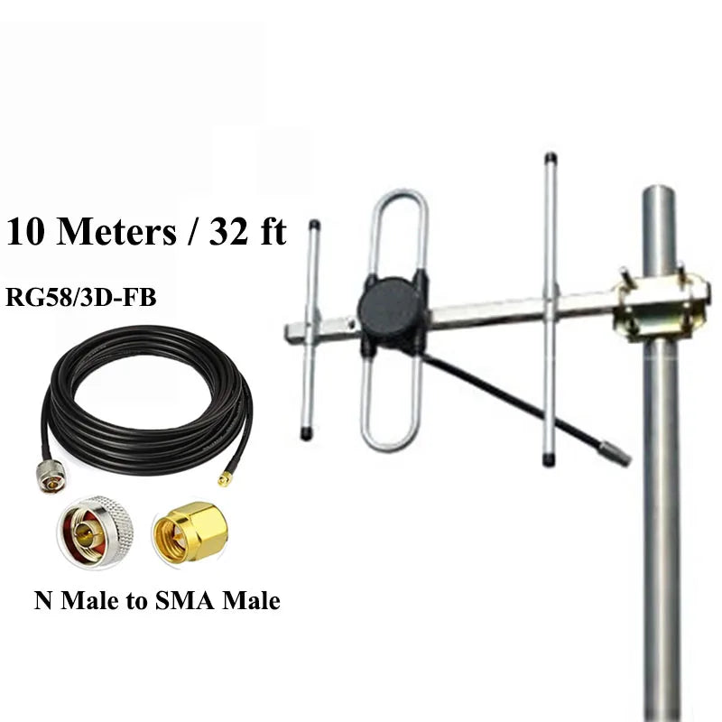 433MHz UHF Panel Antenna Directional Patch Flat Lora 430MHz антенна 433 мгц Waterproof Outdoor Repeater System,HT,Fm Scanner