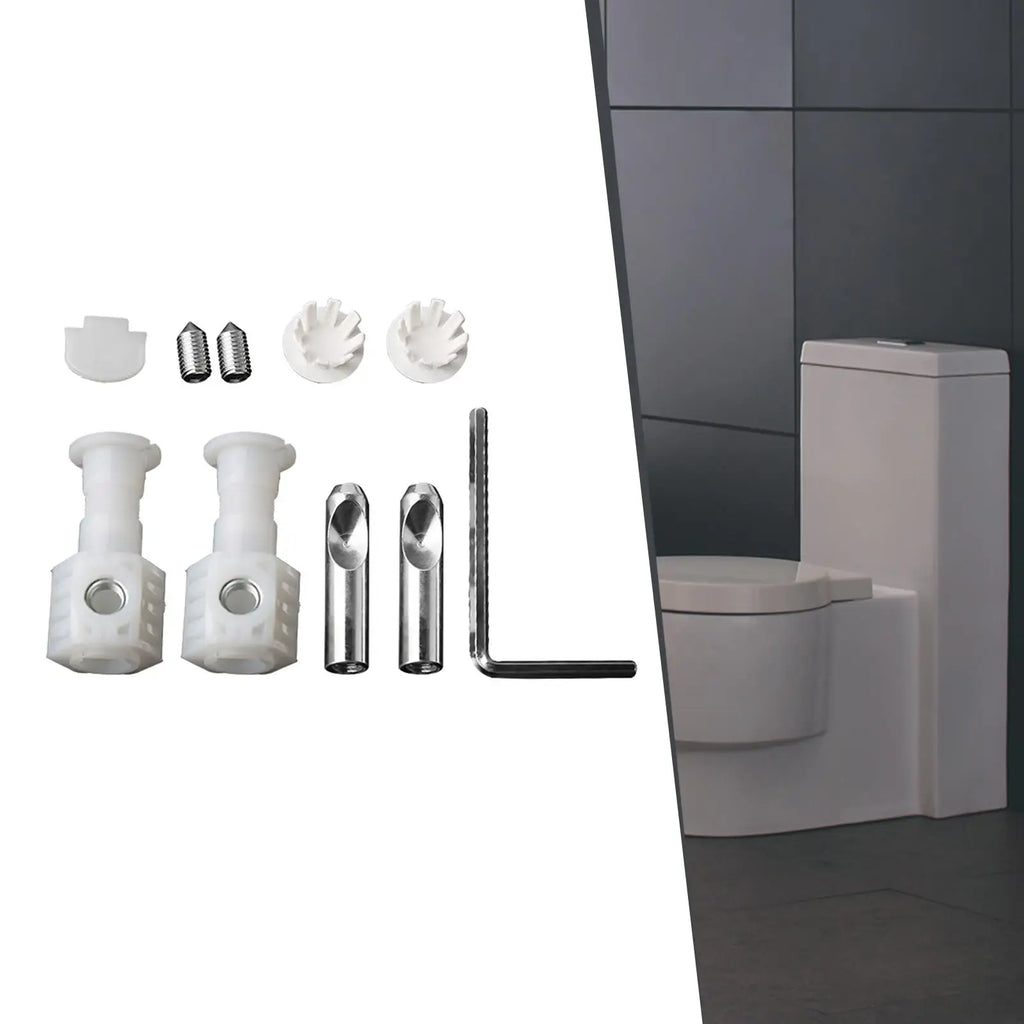 Wall Mounted Toilet Bowls Fixing Kits Repair Screws Toilet Bowl Accessory Fixtures Fixing Bolts Fittings for Bathroom