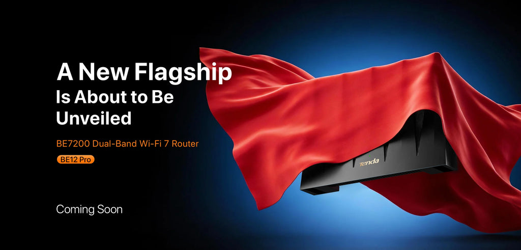 Tenda Router BE6L Dual-Core Wifi7 BE5100 5011Mbps 2.5G Ethernet Port Dual Frequency 2.4/5GHz 5Independent Signal Amplifiers Mesh