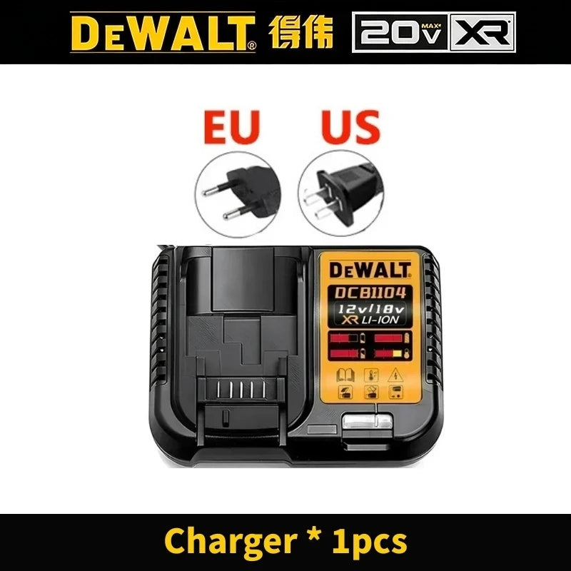 DeWalt Original 20V 60V 6Ah 9Ah MAX Battery Power Tool Replacement for DeWalt DCB184 DCB182 DCB205 DCB200 18Volt 20v Battery