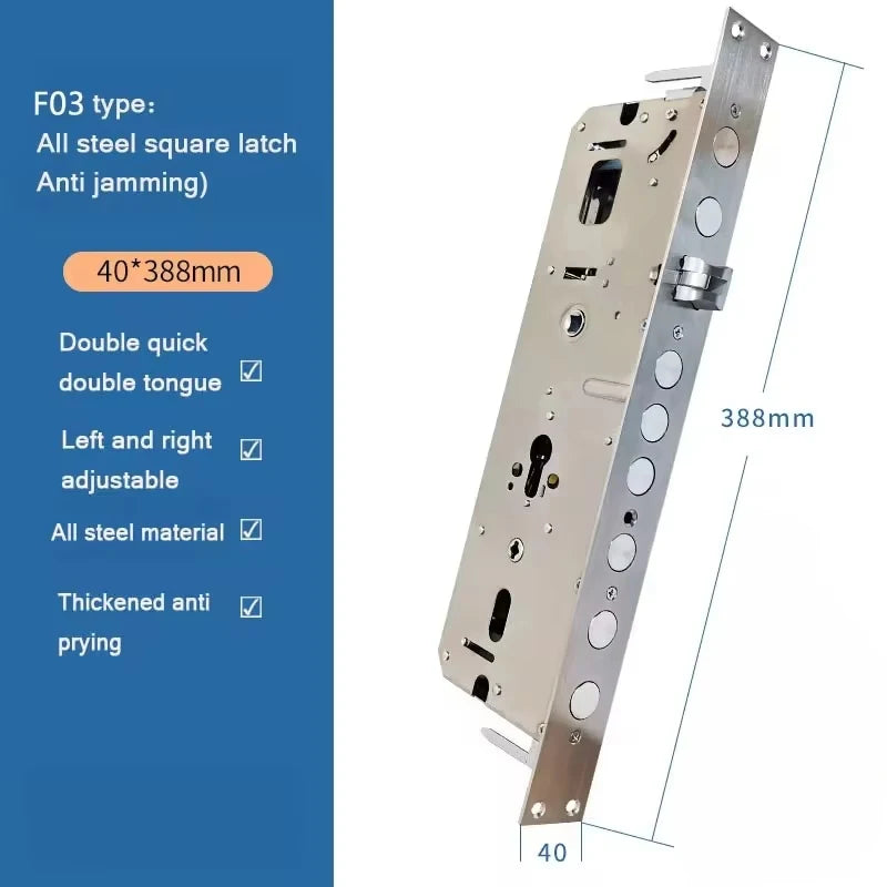 Stainless Steel Security Door Lock Body Smart Fingerprint Lock Body For Anti-theft  And 6068 Fingerprint Lock Body Accessories