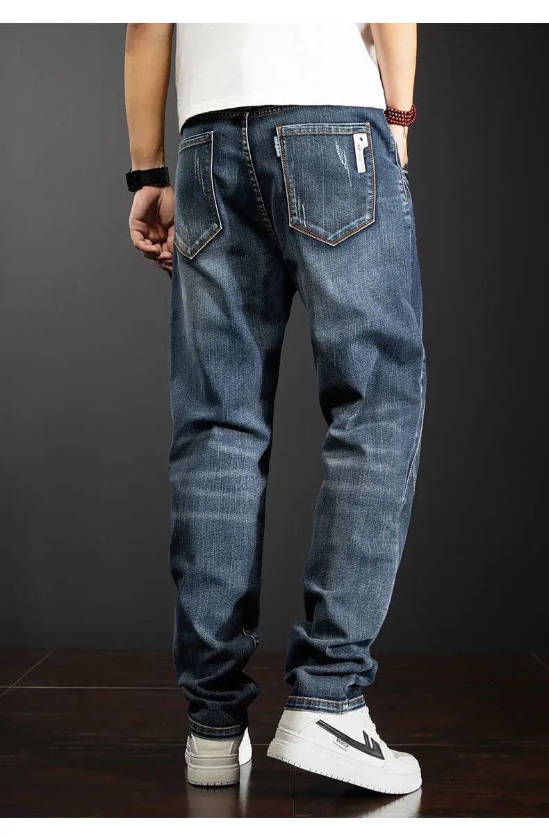 High Quality Summer Thin Denim Jeans Casual Full Length Pants Cargo Men's Clothing Jeans for Men Designer Streetwear Trousers
