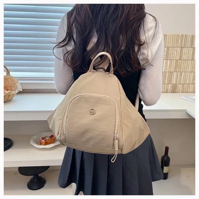 Women's Casual Nylon Large Capacity Shoulder Bag with Pocket, Casual Style for Daily Use, Sports, Travel, and Outdoor Activities