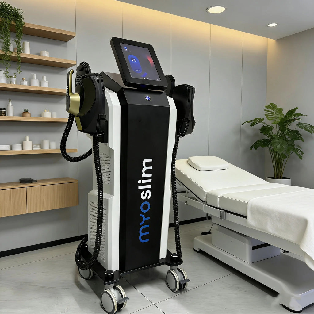 Professional Ems Ultra Pro RF Body Sculpt Shape Zero Myoslim Hiemt Neo Muscle Stimulator 4 Handle Machine for Salon