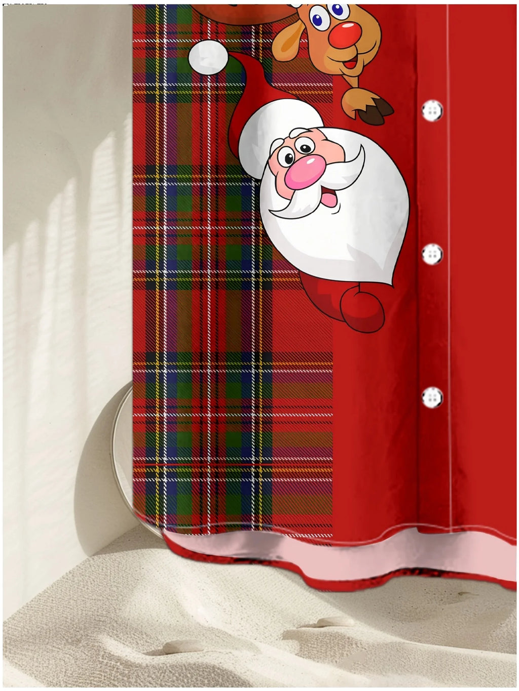 Men's Comic Christmas Graphic Hawaiian Shirt Men Women Fashion Santa Claus Shirt Short Sleeve Blouse Festive Holiday Clothing