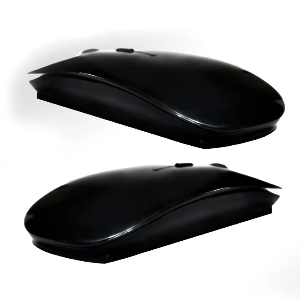 Portable Creative Mini Ultra Slim Cute Wireless Bluetooth Mouse 2.4G Receiver Laptop Gaming Mice PC 1000dpi Computer Accessories