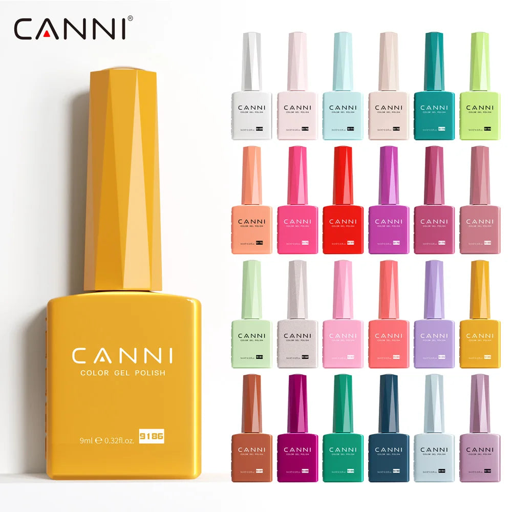 CC8 CANNI 9ml Nail Gel Polish HEMA FREE Summer Nails Color Soak Off UV LED Semi Permanent Smoothy Texture Nail Art Manicure