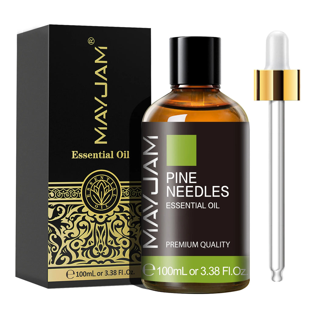 MAYJAM 100ML Essential Oils For Humidifier Diffuser Lavender Sandalwood Sweet Orange Tea tree Camphor Vetiver Aromatic Oil