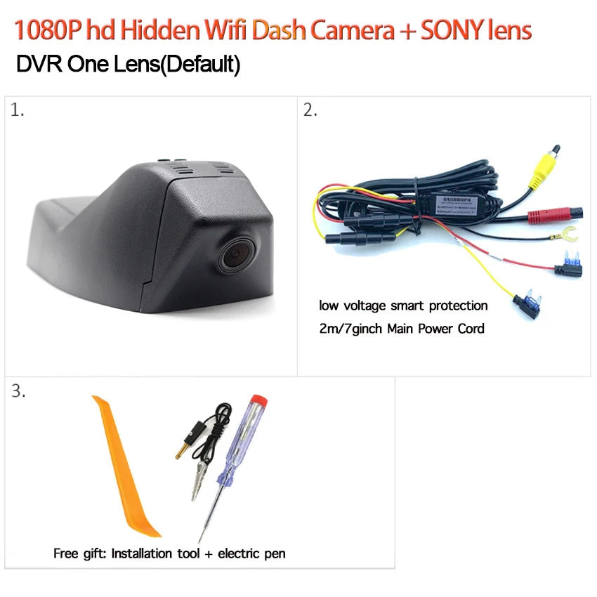 Car DVR 4K Dash Cam Camera Wifi Video Recorder For Cadillac XT5 XT6 28T 2019 2020 2021 For Chevrolet Equinox 28T 2017 2018 2019