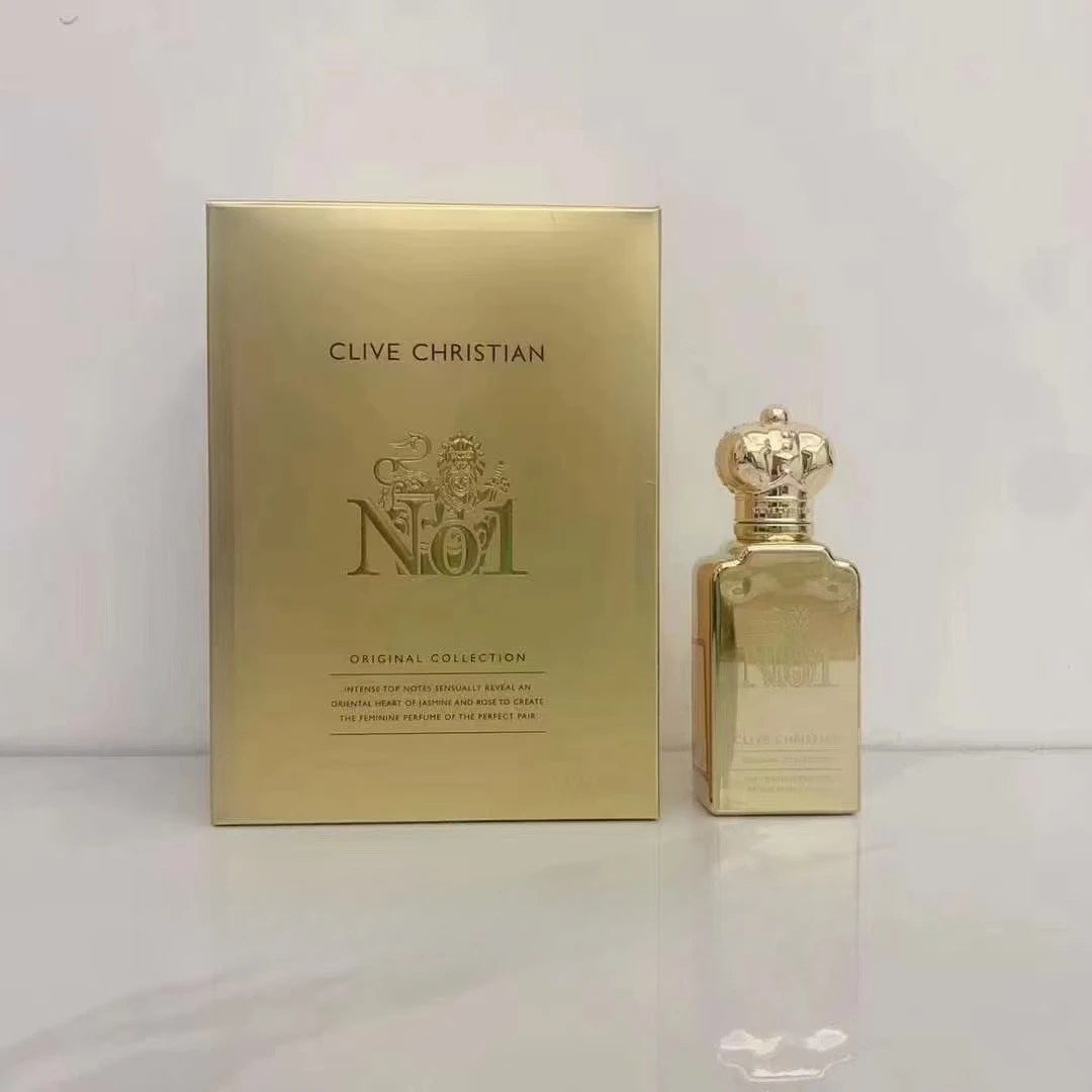 Clive Christian Unisex Perfume 50ml Long Lasting Blonde Amber Fresh Fragrance Jasmine Rose Sandalwood Amber Musk Elegant Scent
