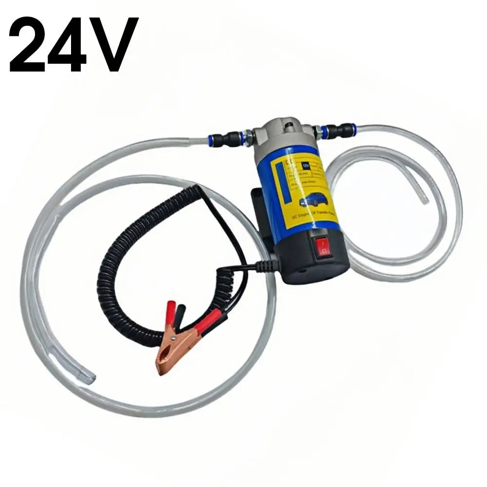 12V/24V Electric Scavenge Suction Transfer Change Pump Oil Transfer Pump 1-4L/min Motor Oil Diesel Extractor Pump For Car Boats