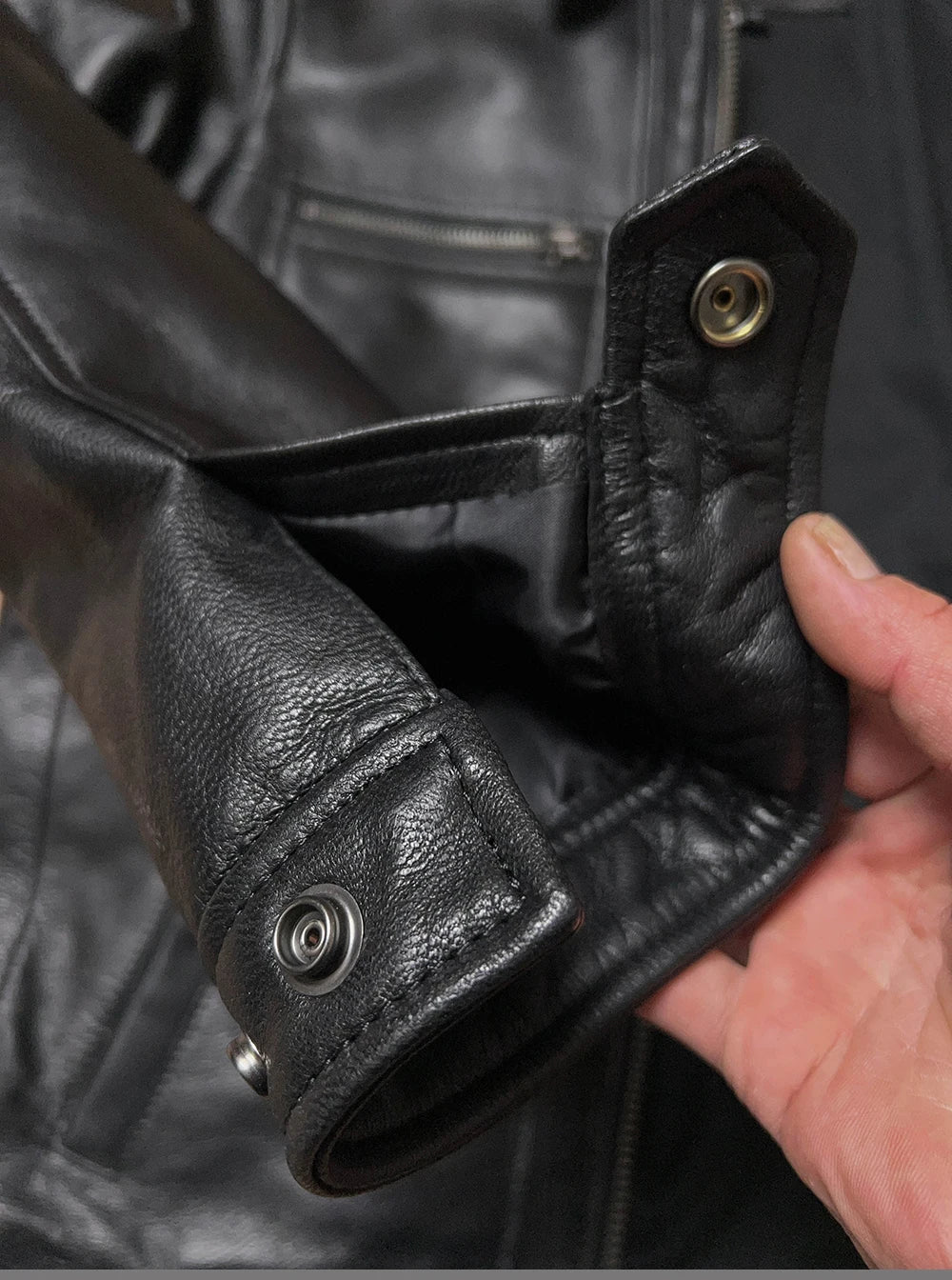 Black Autumn Leather Jacket Men Smart Casual Style Plus Size 5XL Genuine Natural Sheepskin Turn-Down Collar Leather Coat