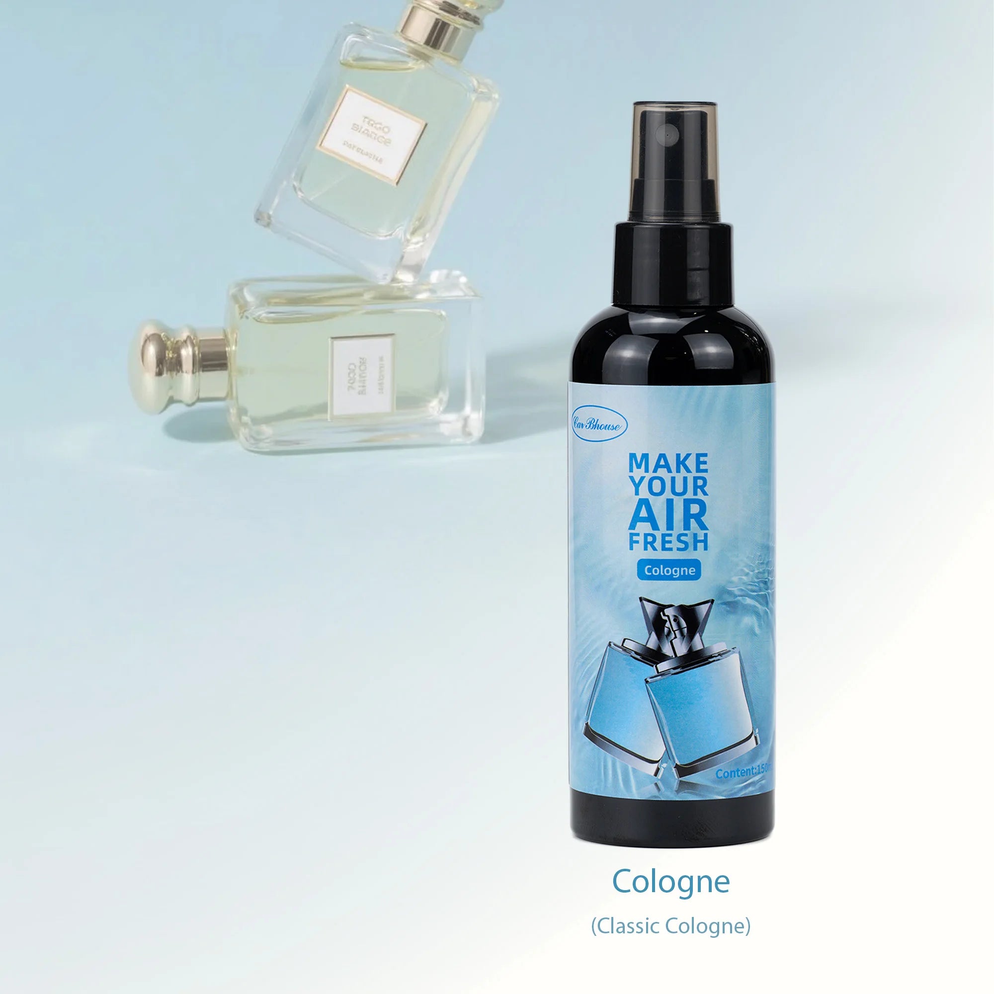 150ml/5.07oz, 9 Scents Fragrance Spray, Home/Car/Clothes/Bathroom Air Freshener, Durable Fragrance, Odor Removal, Fresh Air