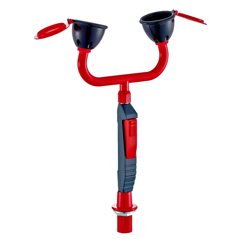 Handheld Eye Wash Machine Single And Double Port Stainless Steel Laboratory Industrial Emergency Eye Wash For Sclool and LAB