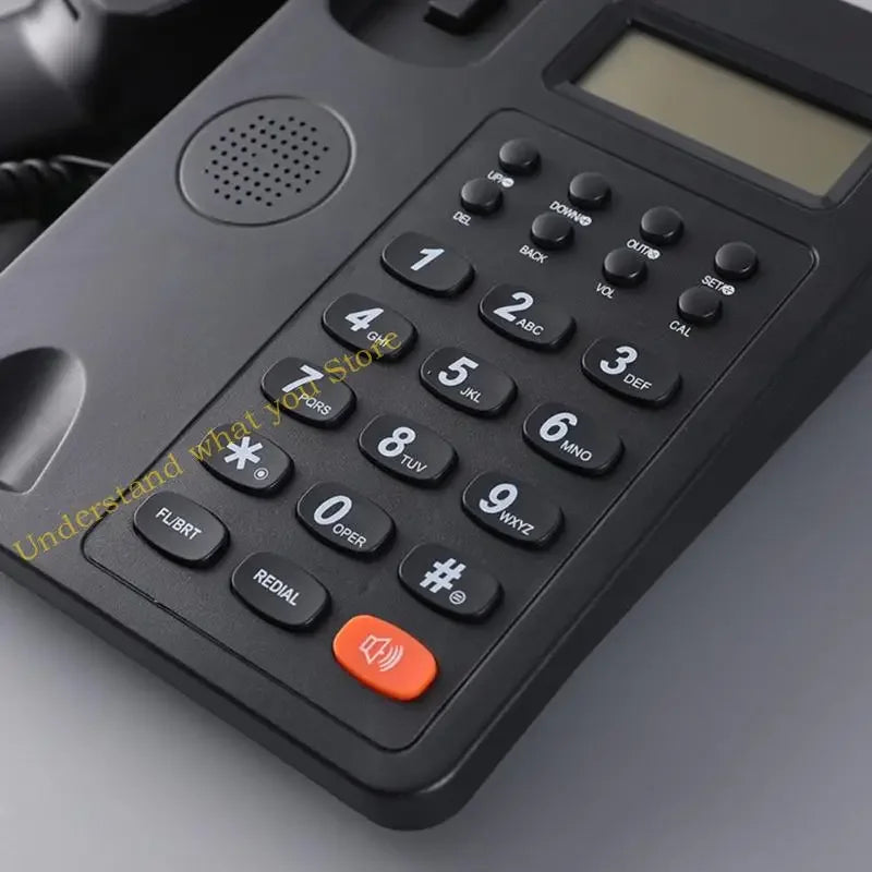 J60A Landline Phone KX-T2016 Caller Display Corded Telephone Support for Home Office