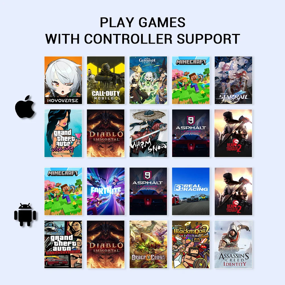 GameSir X5 Lite Mobile Gamepad Phone Game Controller for iPhone 16/15 iPad Mini Android Tablet Hall Effect Joysticks Design