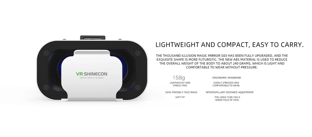 Smart Helmet Lenses 3D VR Glasses Virtual Reality Viar Goggles Headset Devices  For Cell Phone Mobile Smartphones Viewer