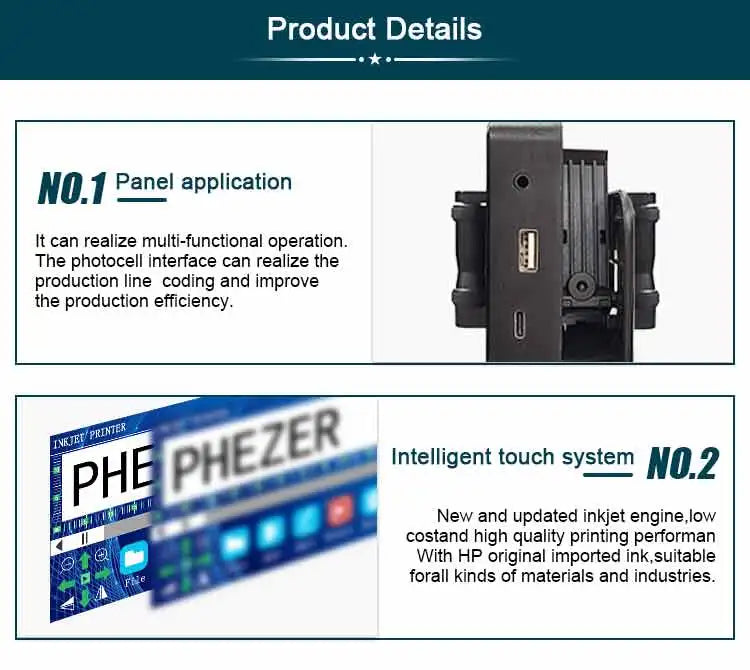 For Phezer P17 Handheld Inkjet Printer 12.7mm Portable Date Code Expiry Batch Number Logo QR Barcode Label Maker 28 Languages