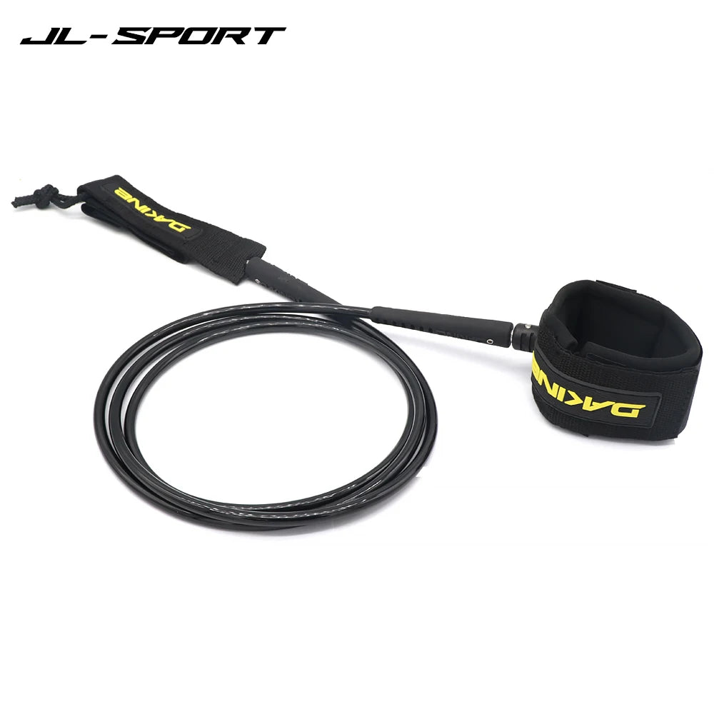 Surf Leash Surfboard Leash DK Brand Surfing Leash 6~9FT 7mm Surfboard Foot Leash Straight Foot Rope For Wind Surfing Accessories