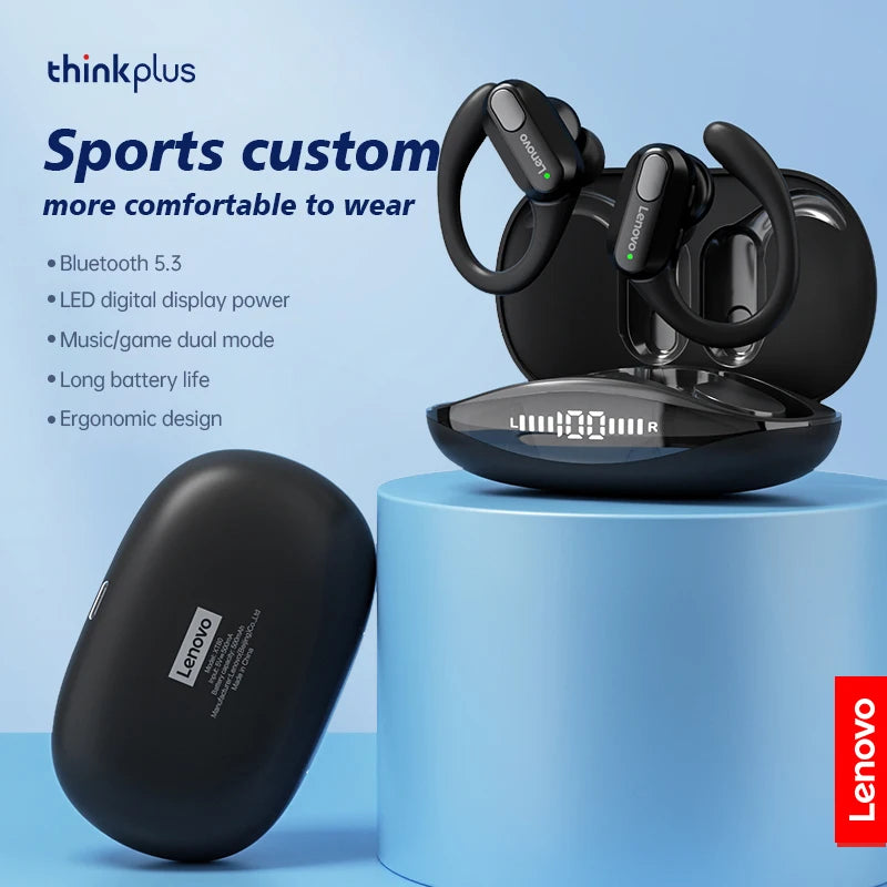 Lenovo XT80 Bluetooth Wireless Earbuds ENC Call Noise Reduction HiFi Stereo Touch Control Type-C Charge Sports Headset with Mic