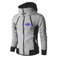 2025 Spring And Autumn Man's Handsome Versatile Hooded Coat Dji Drone Pilot Logo Print Leisure Fashion Zipper Coat Slim Jacket